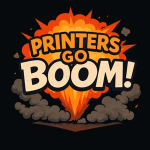 Printers Go Boom logo